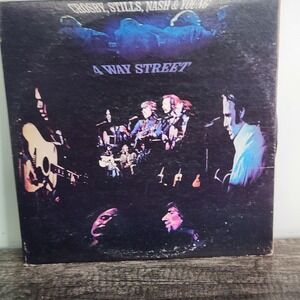 Crosby Stills Nash Young 4‎ Way Street Vinyl Record Atlantic SD 2-902